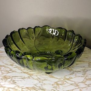 Vintage Indiana Glass Serving Bowl